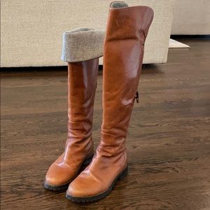 Cole Haan over the knee leather boot